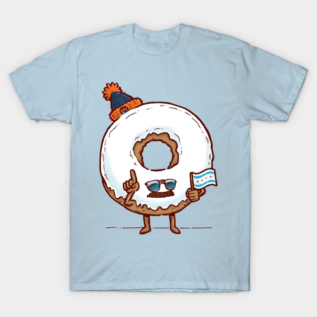 The Chicago Donut T-Shirt by nickv47